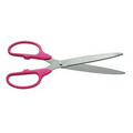 Ceremonial Ribbon Cutting Scissors with Pink Handles / Silver Blades (25")